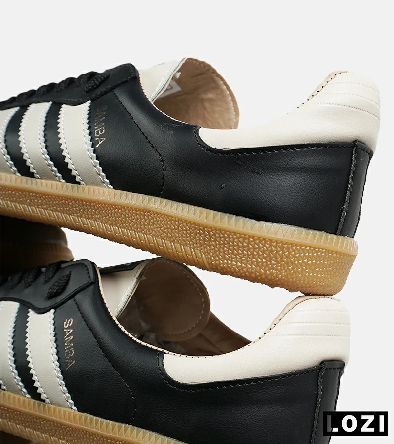 کفش کتانی مردانه و زنانه مشکی کرم ADIDAS Samba مدل 7294