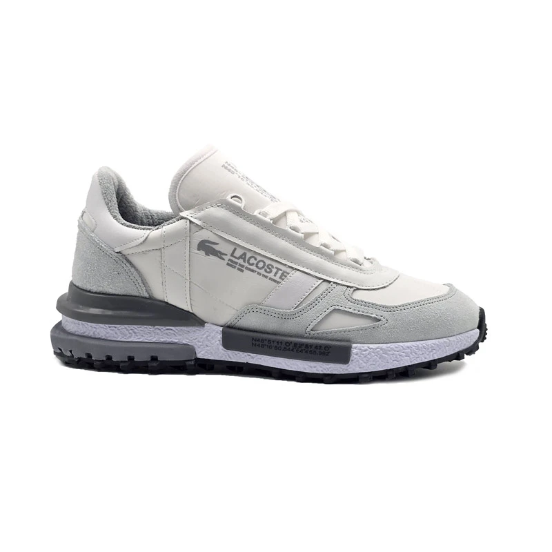کفش و کتانی مردانه چرم طبیعی مدل لاگوست LACOSTE رنگ سفید کد 43331