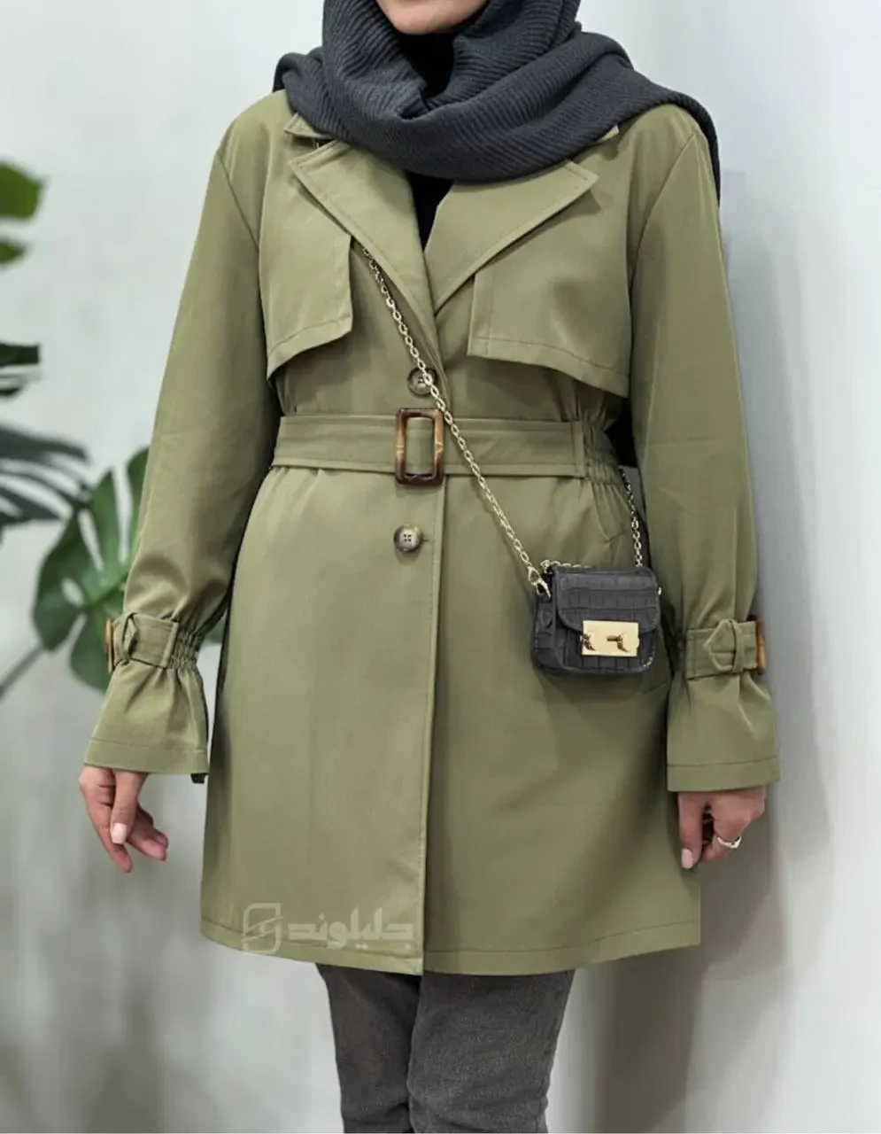 ترنچ کت زنانه ضدآب مهر 1