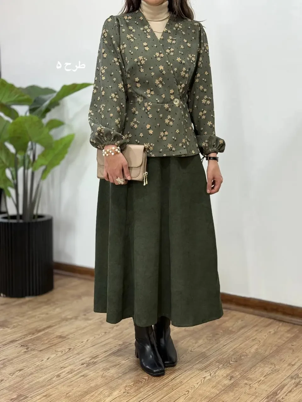 ست تونیک و دامن هانیل 1 (پیش فروش)