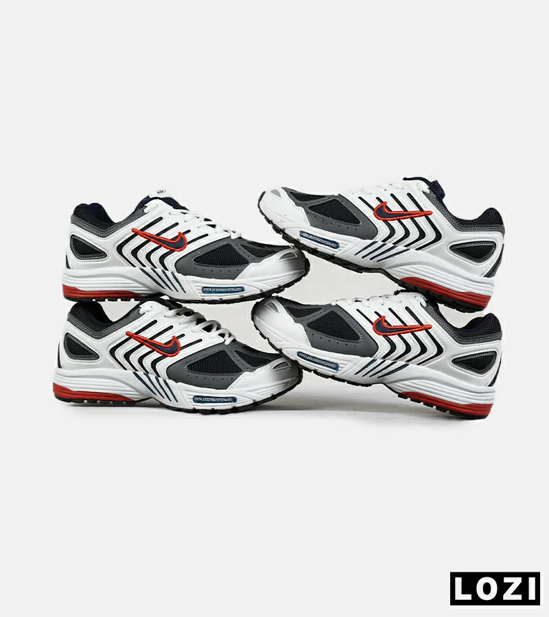 کفش کتانی مردانه و زنانه سفید سرمه ای NIKE Pegasus 2K5 مدل 7330