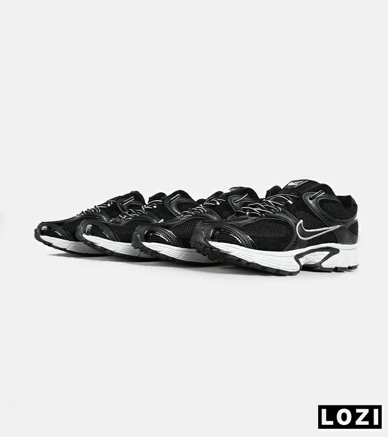 کفش کتانی مردانه و زنانه مشکی سفید نایک NIKE v5 RNR مدل 7329