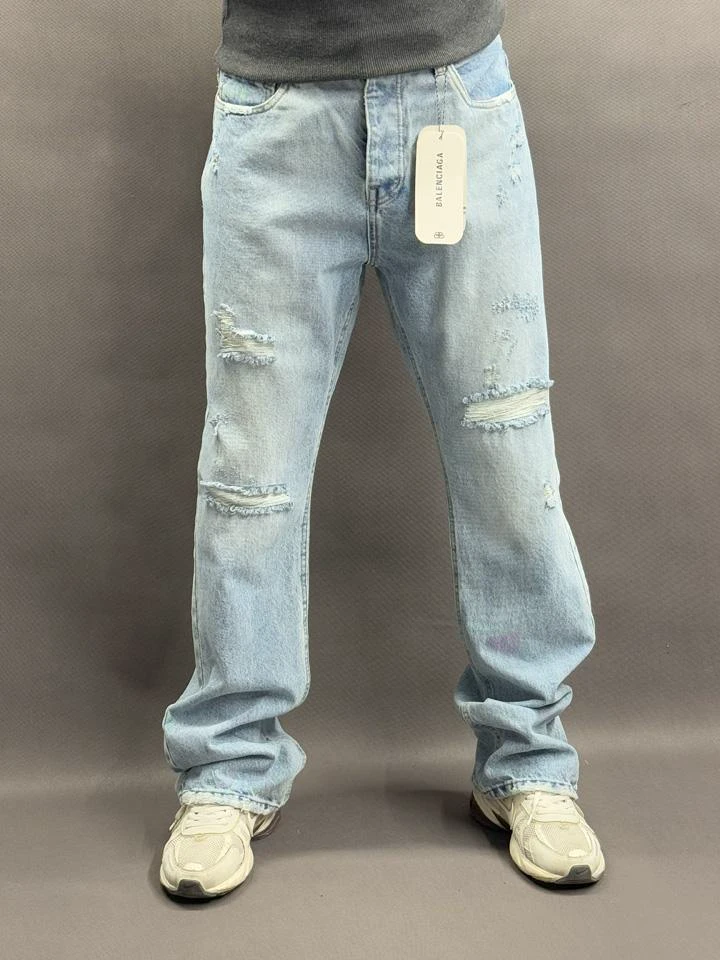 شلوار بوتکات مردانه BALENCIAGA زاپ‌دار 24