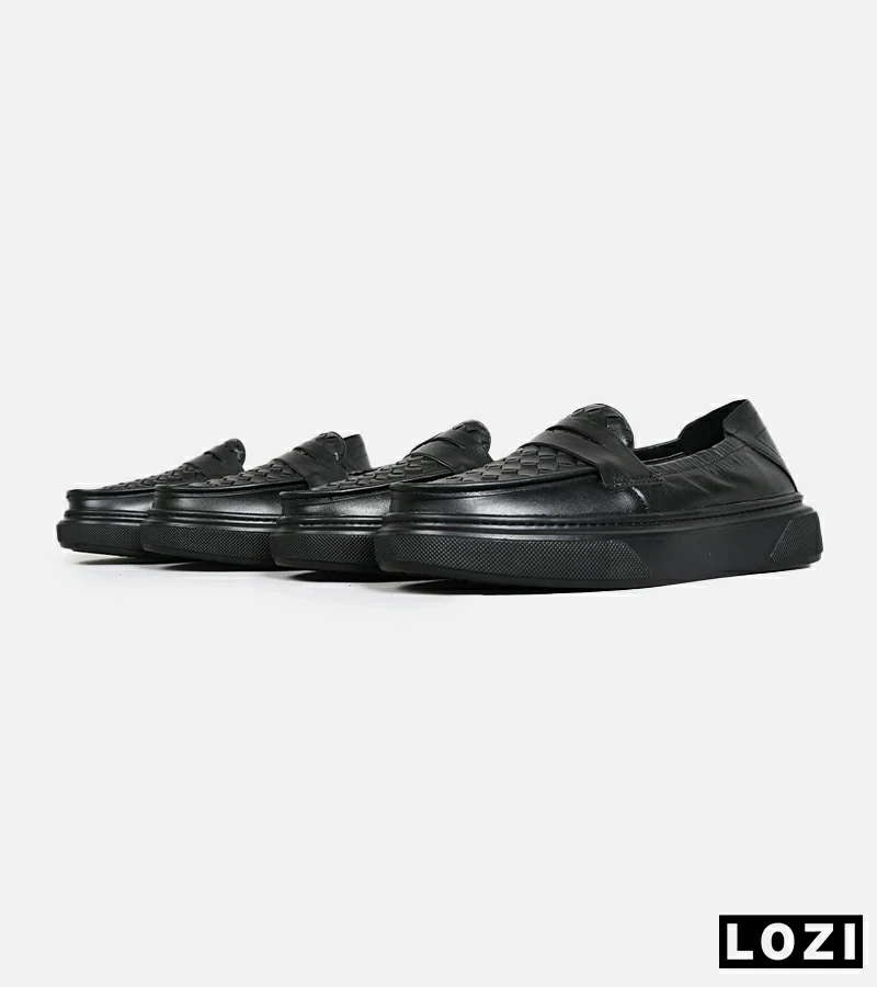کالج مردانه مشکی Bottega Veneta مدل 6968