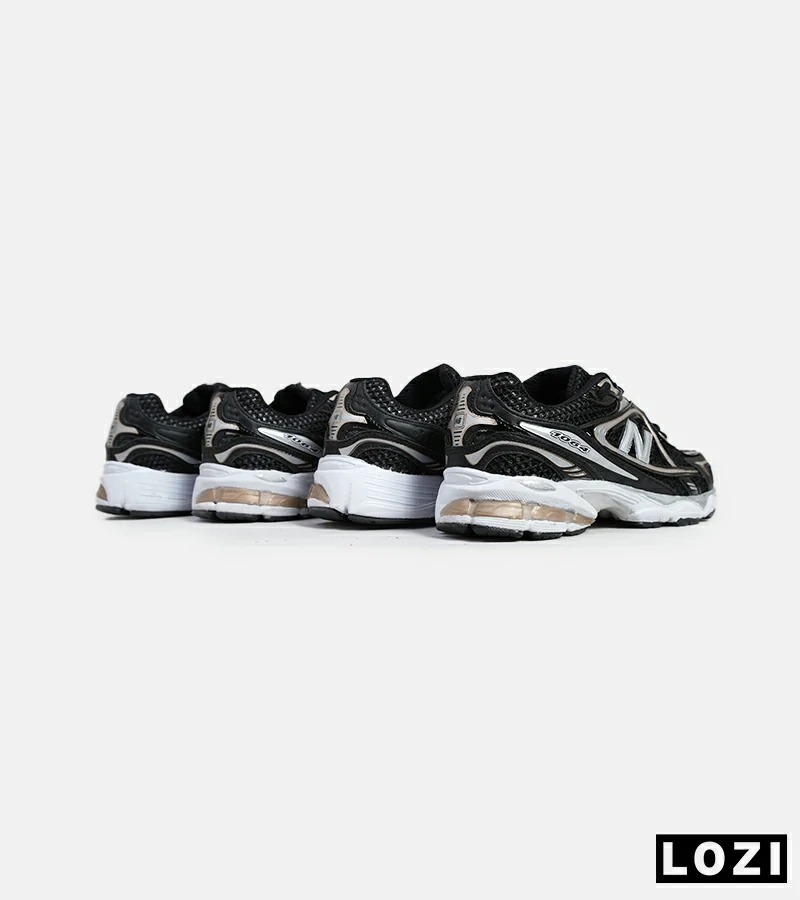 کفش کتانی مردانه و زنانه مشکی نقره ای NEW BALANCE 1064 مدل 5981