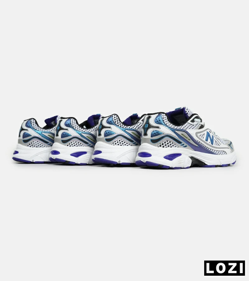 کفش کتانی مردانه و زنانه طوسی مشکی آبی NEW BALANCE 1064 V.2 مدل 6662
