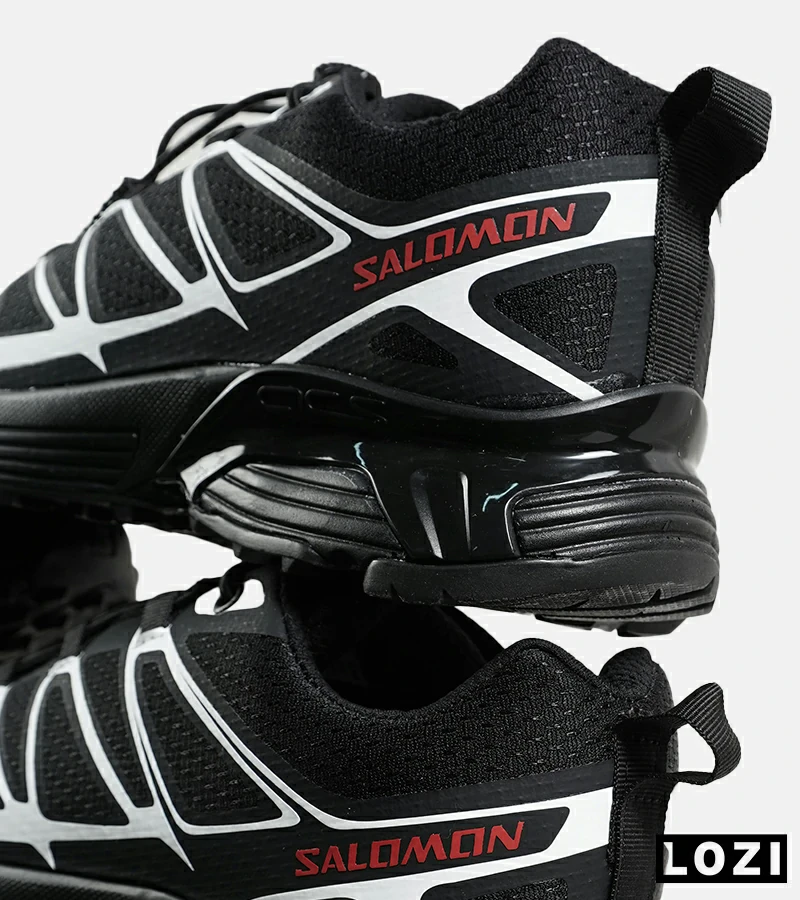 کفش کتانی مشکی سفید Salomon xt-6 مدل 7142