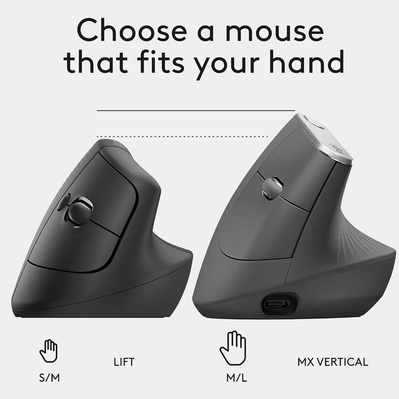 ماوس بی سیم لاجیتک Logitech مدل Lift Vertical