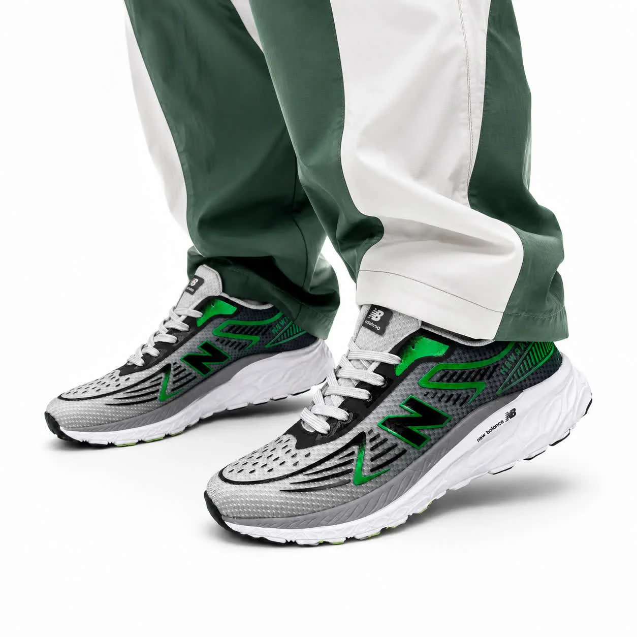 کتانی مردانه مدل نیوبالانس رانینگ طوسی سبز New Balance