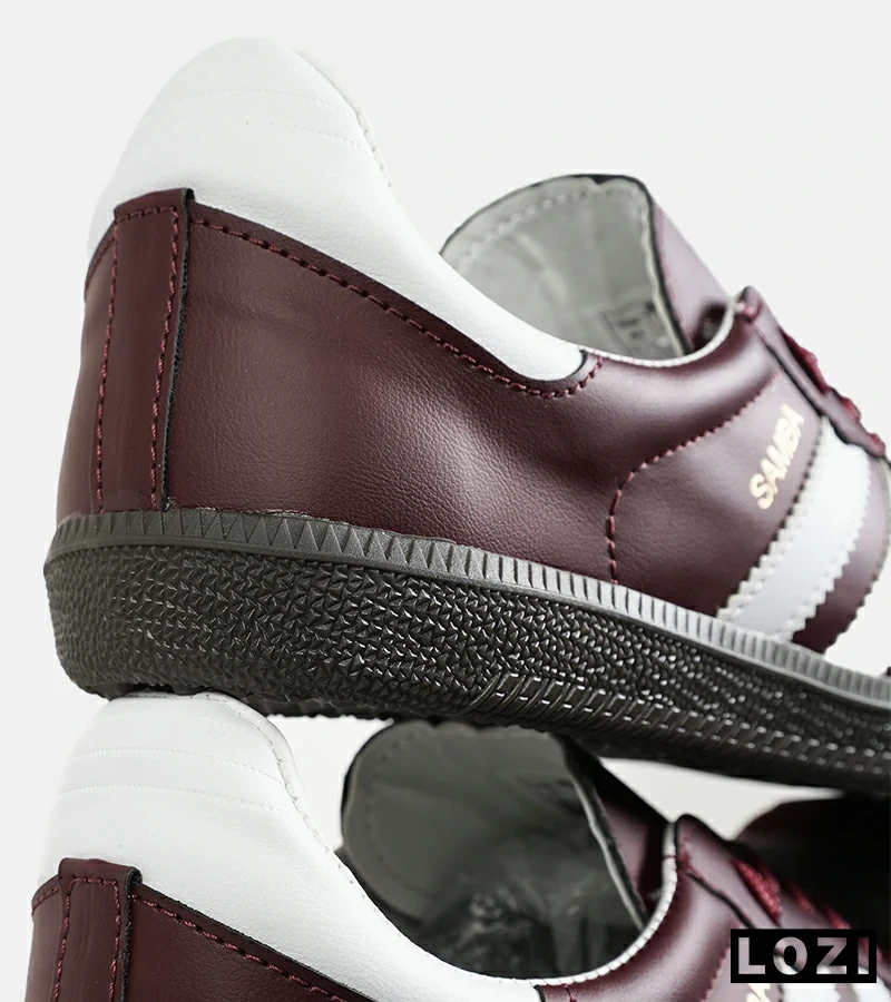 کفش کتانی مردانه و زنانه زرشکی ADIDAS Samba مدل 6272