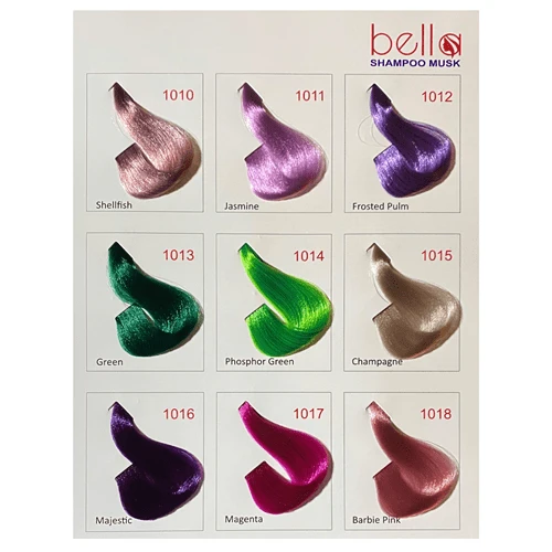 شامپو رنگ مو ساشه ایی BELLA رنگ کرنبری شماره 1019 30 میل