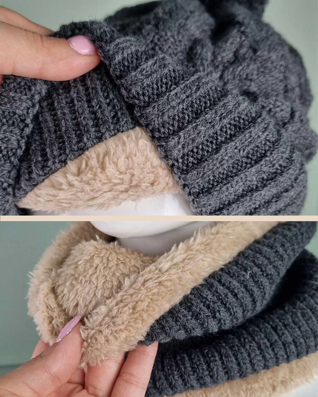 شال و کلاه گردنی توخز سیلکا طرح دارا