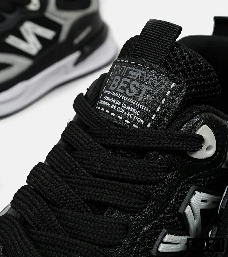 کفش کتانی مردانه مشکی طوسی NEW BALANCE yg niubailun مدل 5273