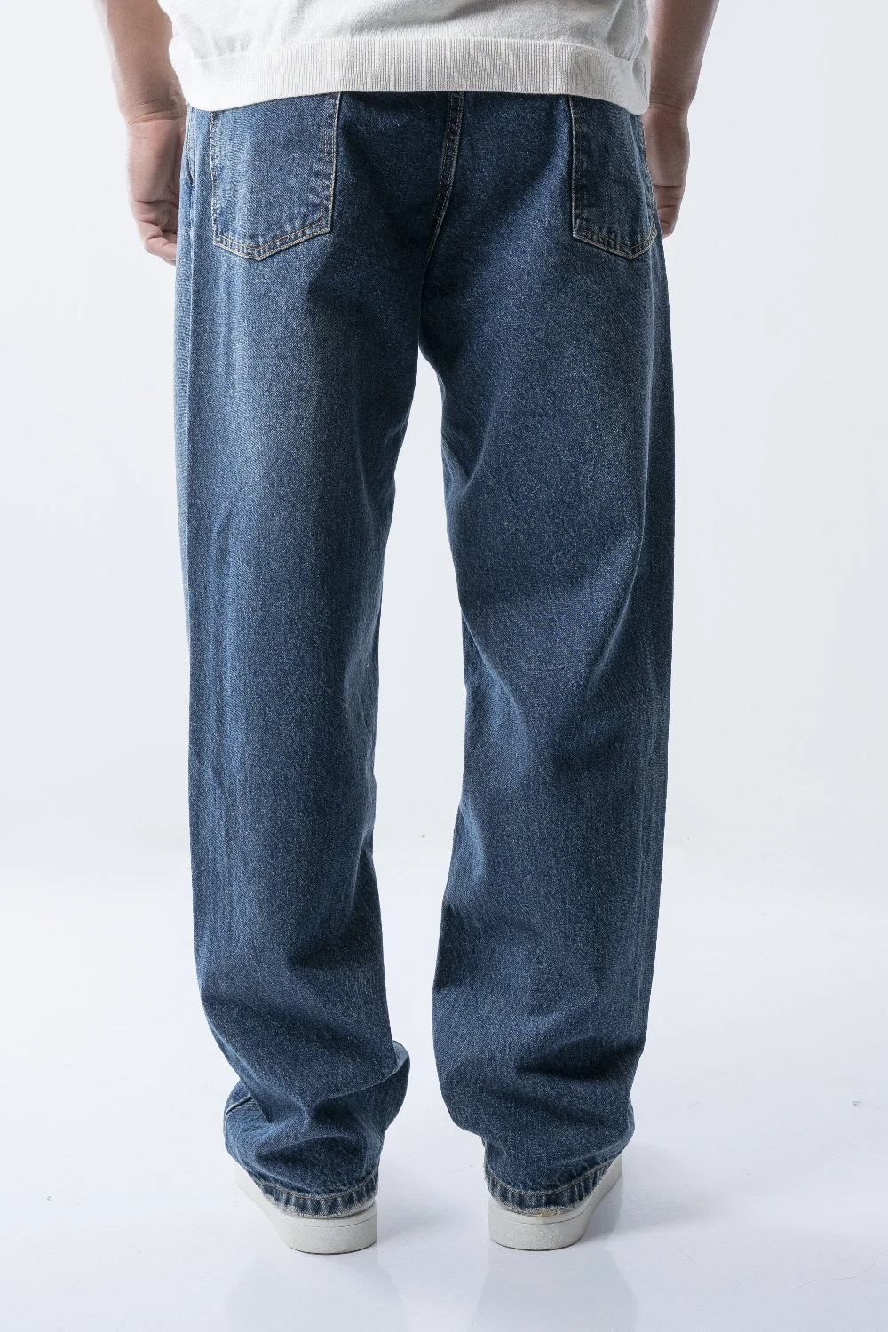 شلوار جین نیم بگ مردانه
