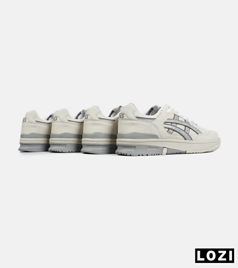 کفش کتانی مردانه کرم طوسی ASICS TIGER RUNNER II مدل 6694