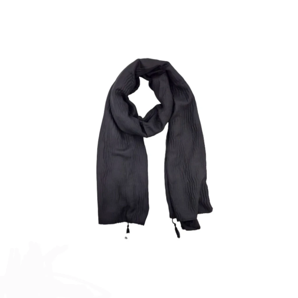 شال زنانه مشکی راحت وسبک