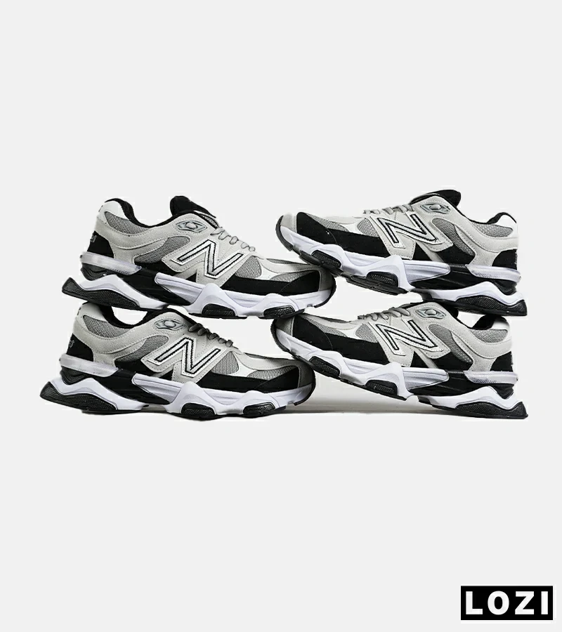 کفش کتانی مردانه و زنانه طوسی مشکی NEW BALANCE 9060 مدل 7324