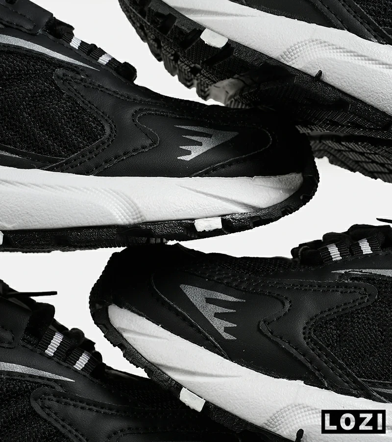 کفش کتانی مردانه و زنانه مشکی سفید NEW BALANCE 725 مدل 7268