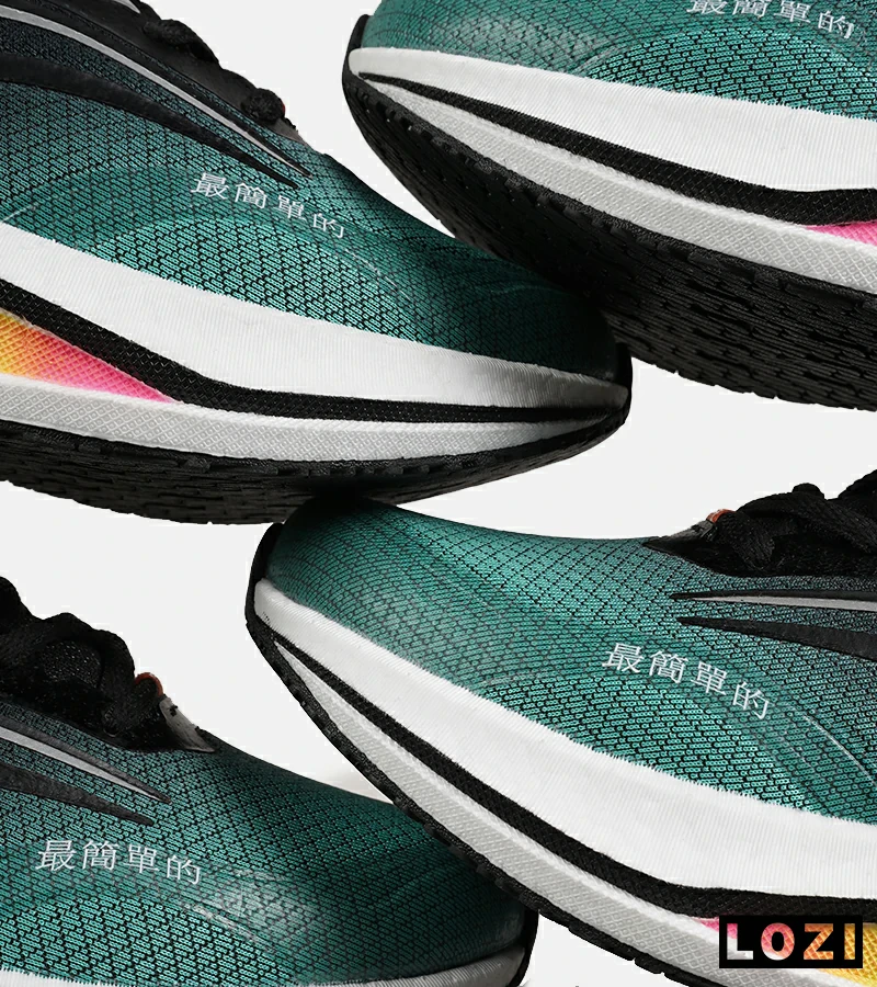 کفش کتانی مشکی سبز Saucony Ride Review v.2 مدل 7390