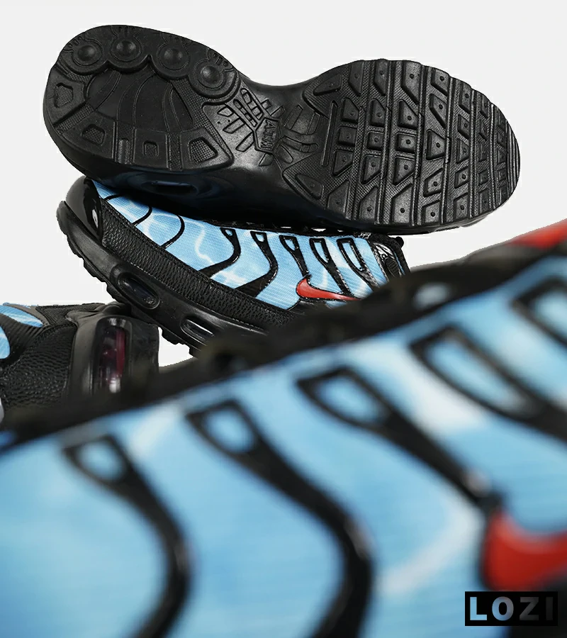 کفش کتانی مردانه و زنانه مشکی آبی NIKE AirMax Plus TN Ultra مدل 7171
