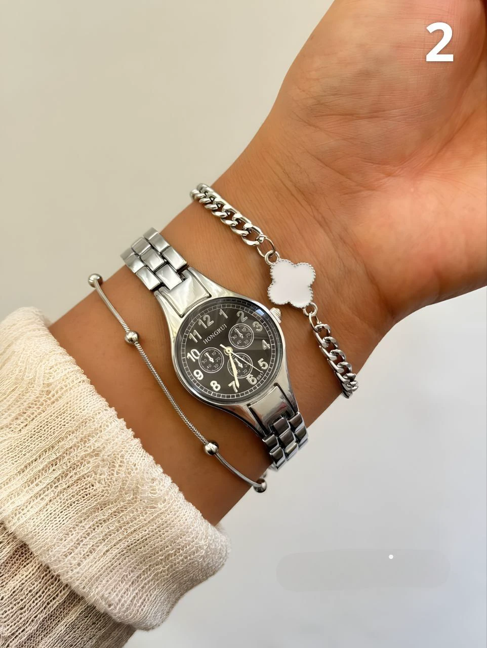 ساعت هانگری زنانه طرح سه موتوره