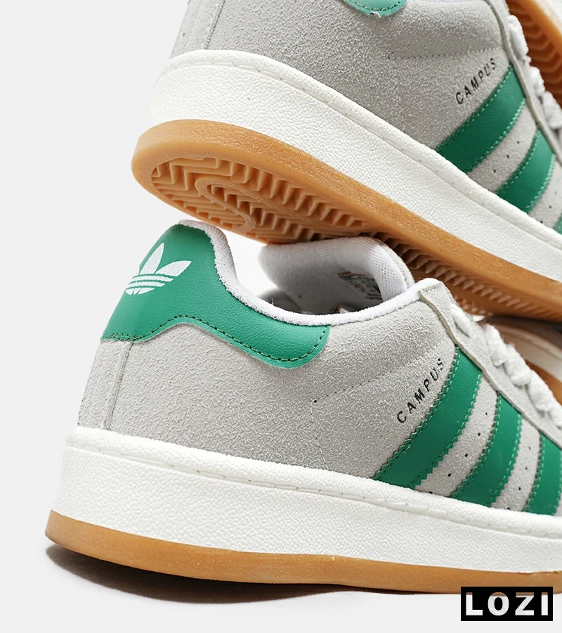 کفش کتانی مردانه طوسی سبز ADIDAS Campus مدل 4686