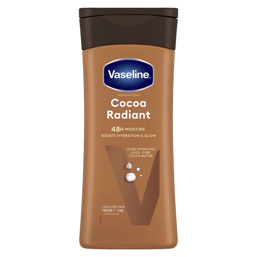 لوسیون بدن وازلین مدل Cocoa radiant حجم 200 میل