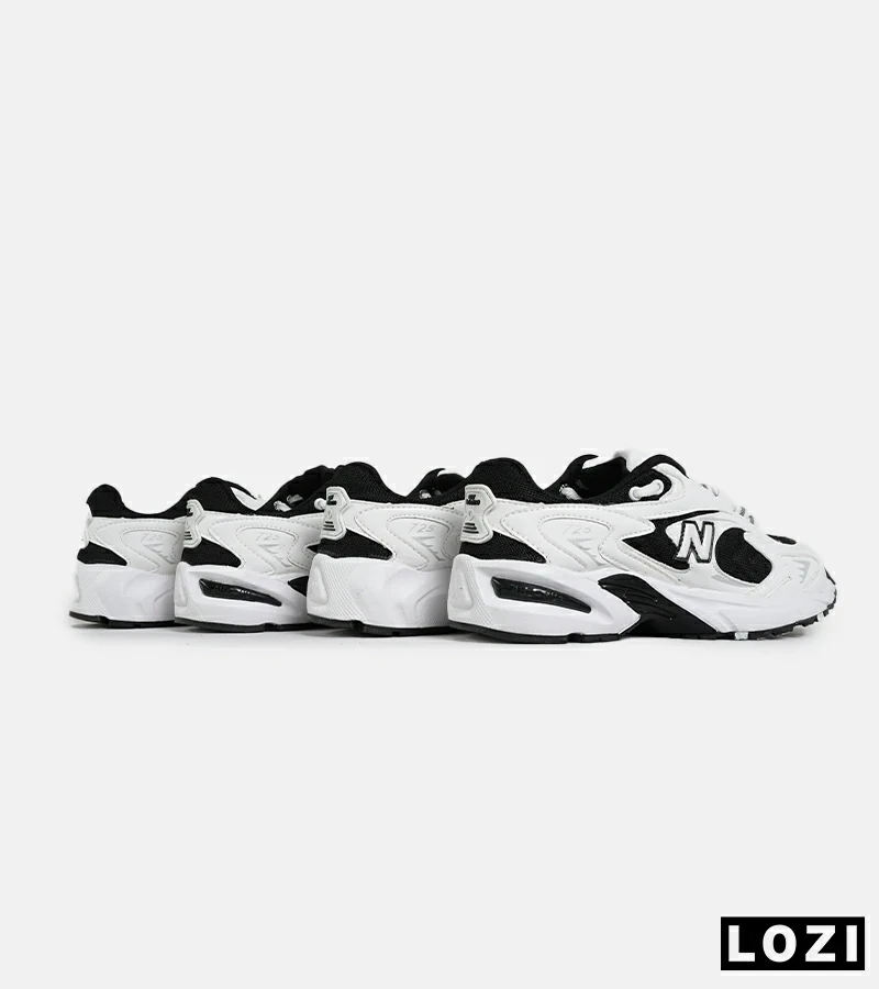 کفش کتانی مردانه و زنانه سفید مشکی NEW BALANCE 725 مدل 7270