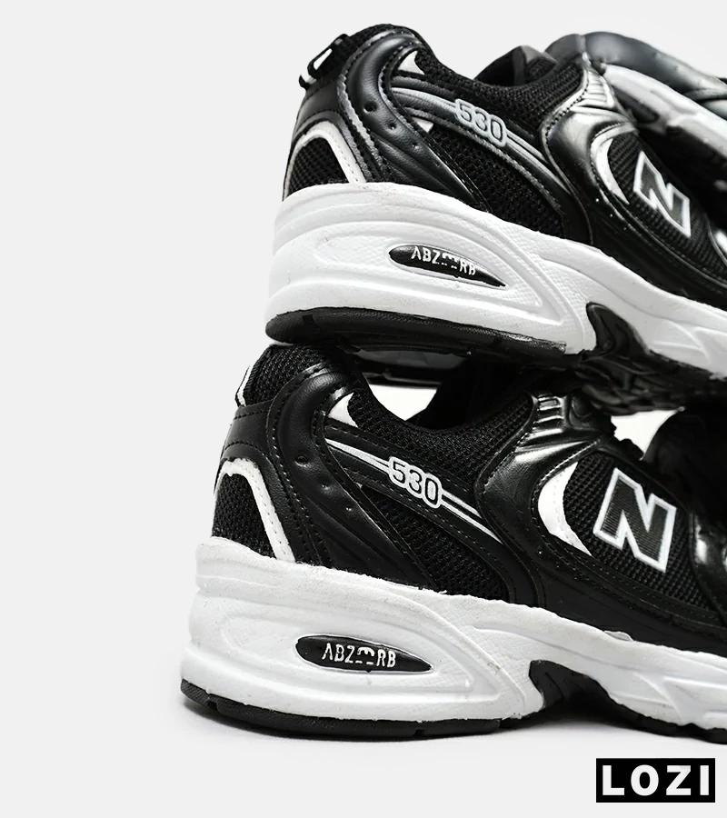 کفش کتانی مردانه و زنانه مشکی NEW BALANCE 530 مدل 4698
