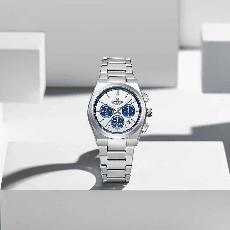 ساعت مچی ست نیوی فورس naviforce NF8048 S/BE/S