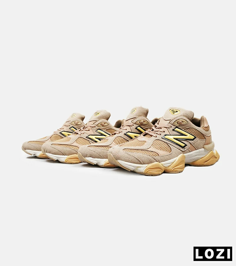 کفش کتانی مردانه کرم قهوه ای NEW BALANCE 9060 مدل 4758