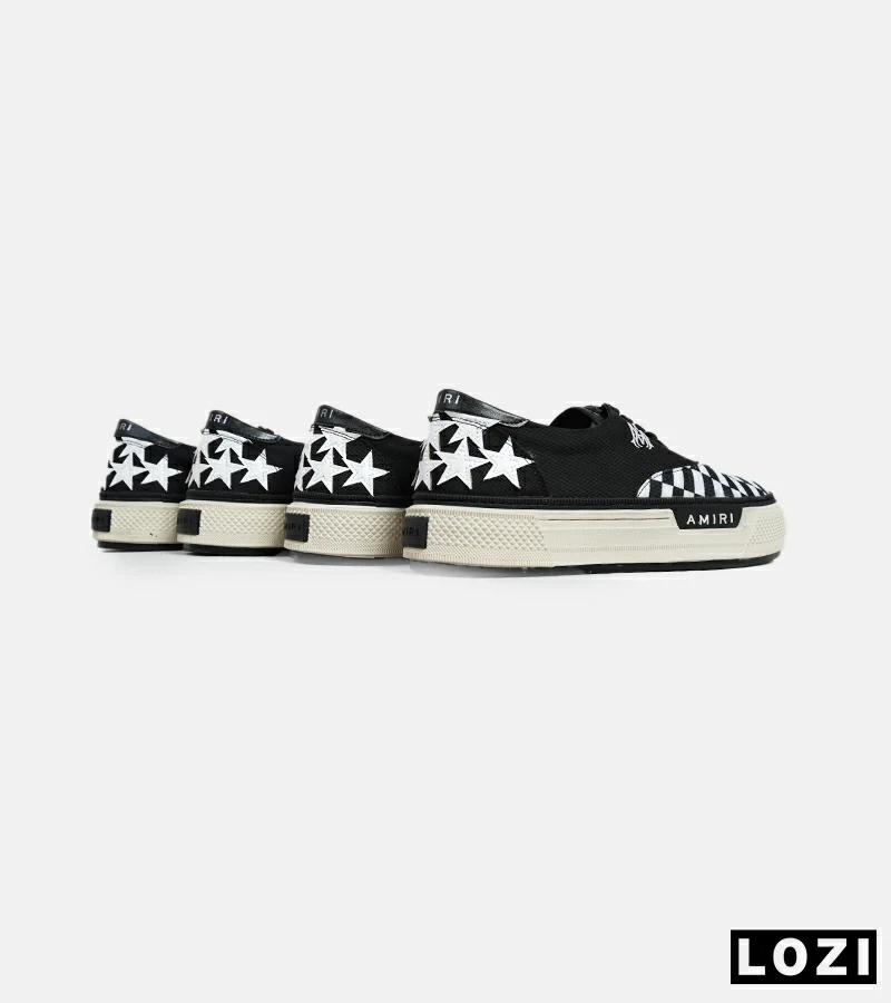 کفش اسنیکرزمشکی Amiri Stars Checkered مدل 5997