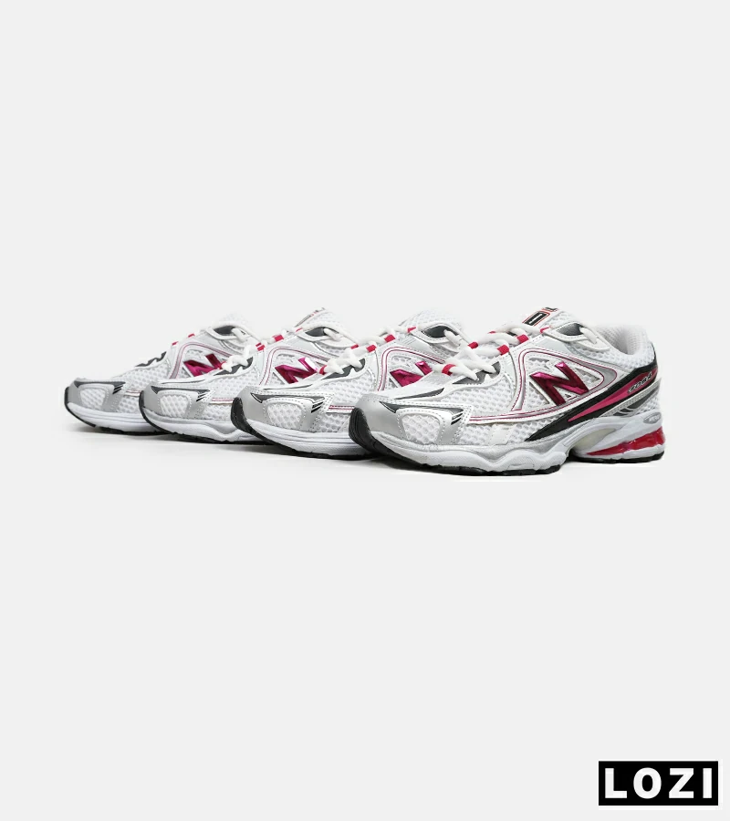 کفش کتانی مردانه و زنانه سفید سرخابی NEW BALANCE 1064 مدل 5623