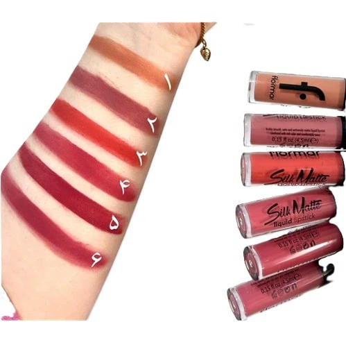 رژلب مایع سیلک مات فلورمار شماره 001 4.5 میل