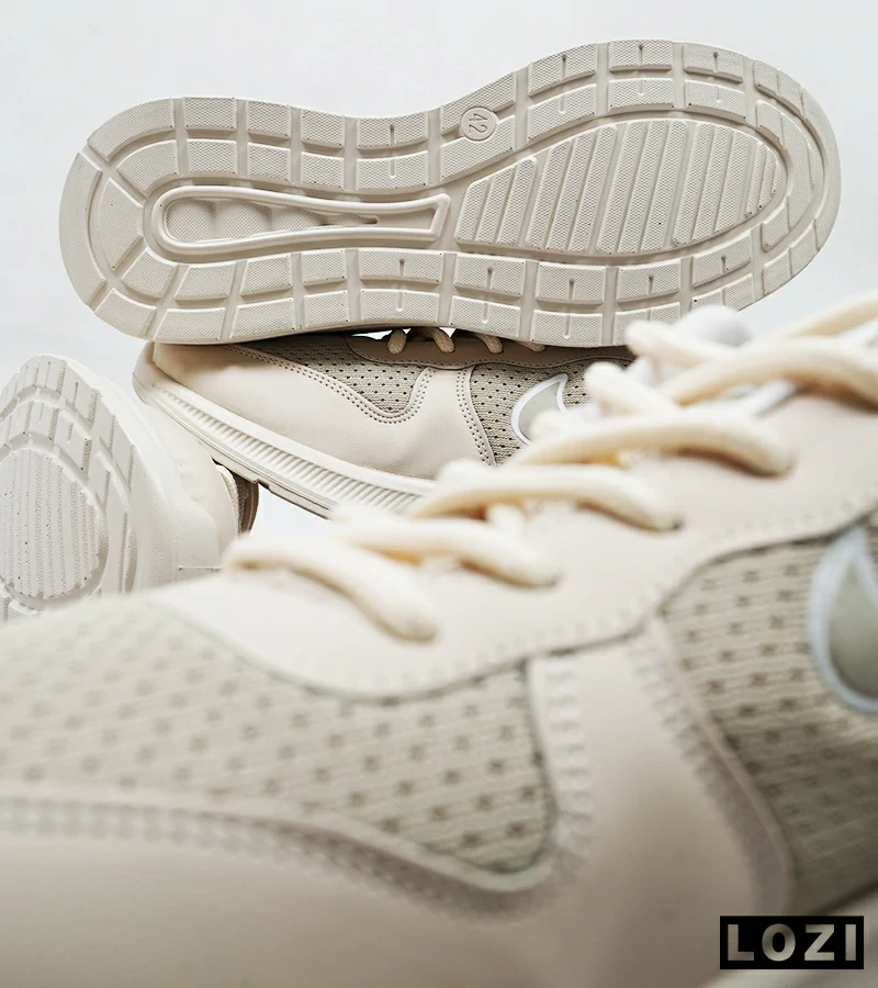 کفش کتانی مردانه کرم NIKE air zoom مدل 4870