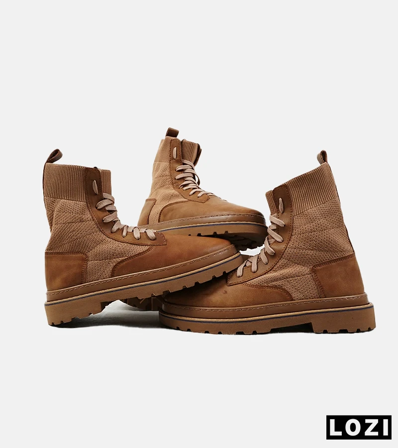 بوت ساق‌دار مردانه قهوه ای Timberland مدل 3041