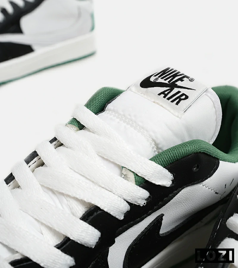 کفش کتانی مردانه سفید مشکی سبز NIKE travis scott مدل 5476