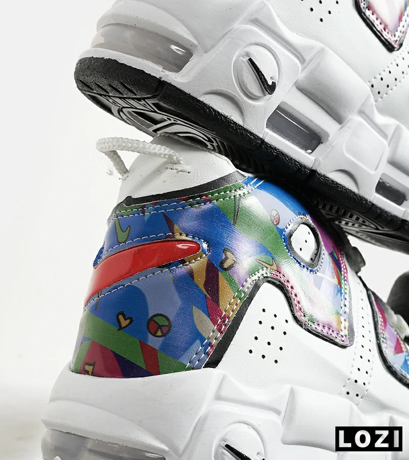 کفش کتانی مردانه و زنانه سفید NIKE Air More Uptempo '96 مدل 6540