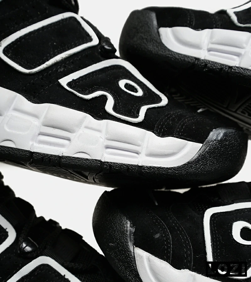 کفش کتانی مردانه و زنانه مشکی سفید NIKE Air More Uptempo '96 مدل 6536