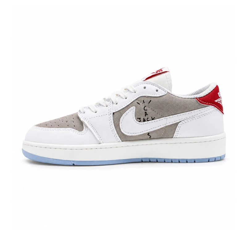 کفش و کتانی مردانه مدل نایک ترویس NIKE TRAVIS رنگ سفید طوسی کد 30867
