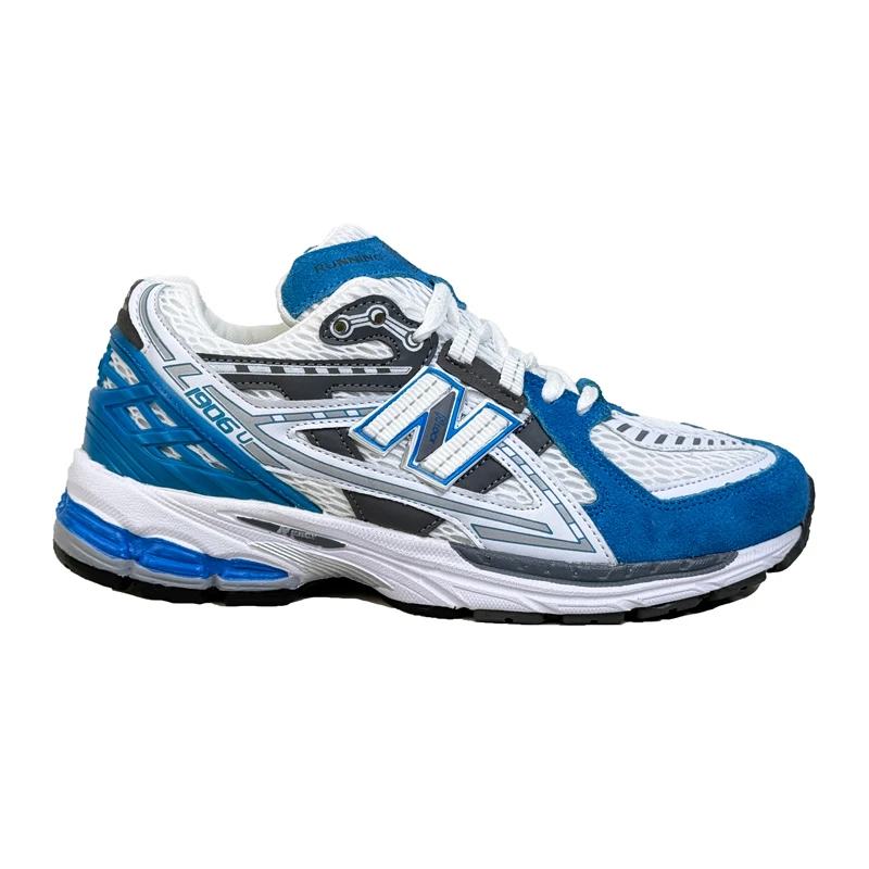 کتانی اسپرت مردانه مدل نیوبالانس New balance 1906 رنگ سفید آبی کد 51394