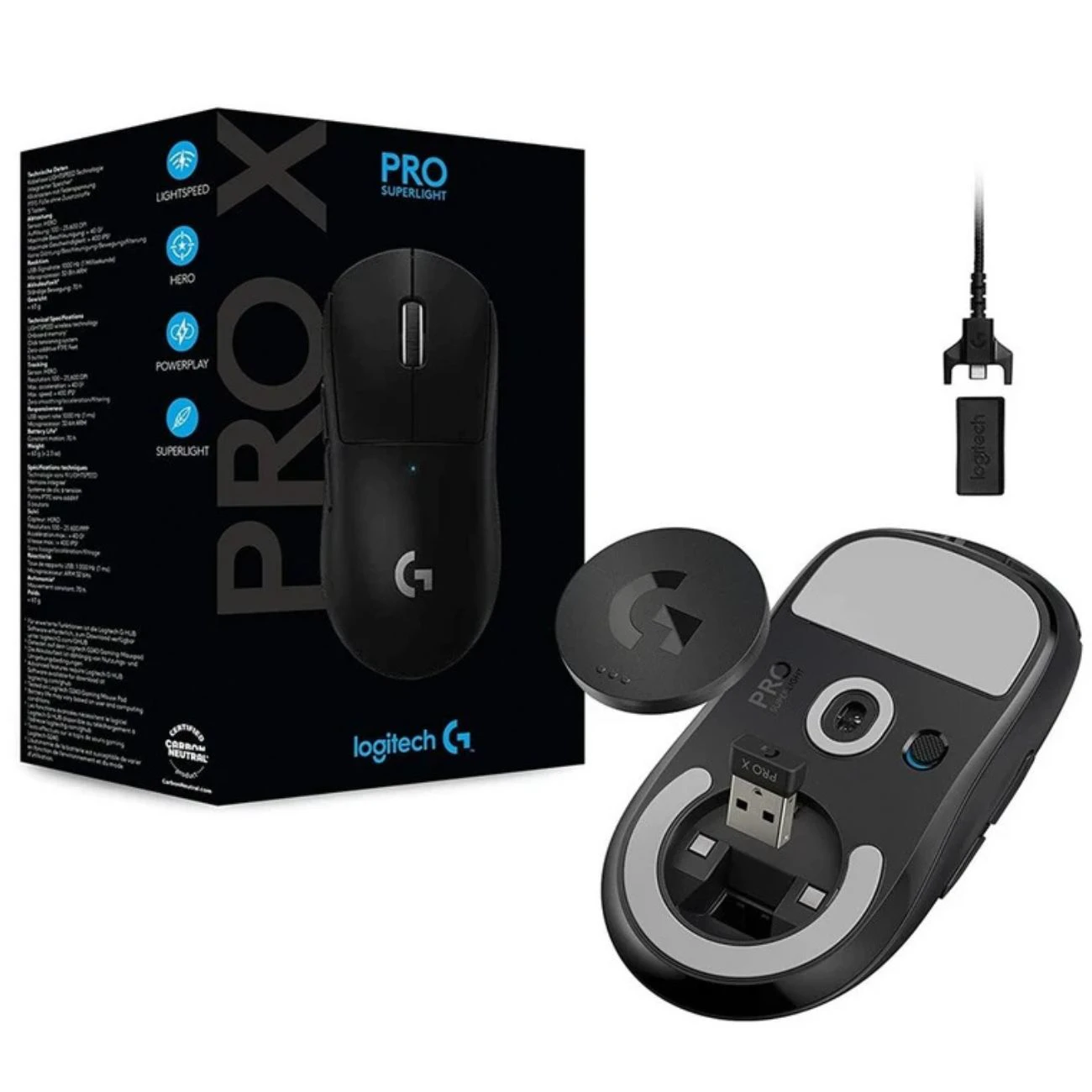 ماوس بی سیم گیمینگ لاجیتک Logitech مدل Pro X Superlight