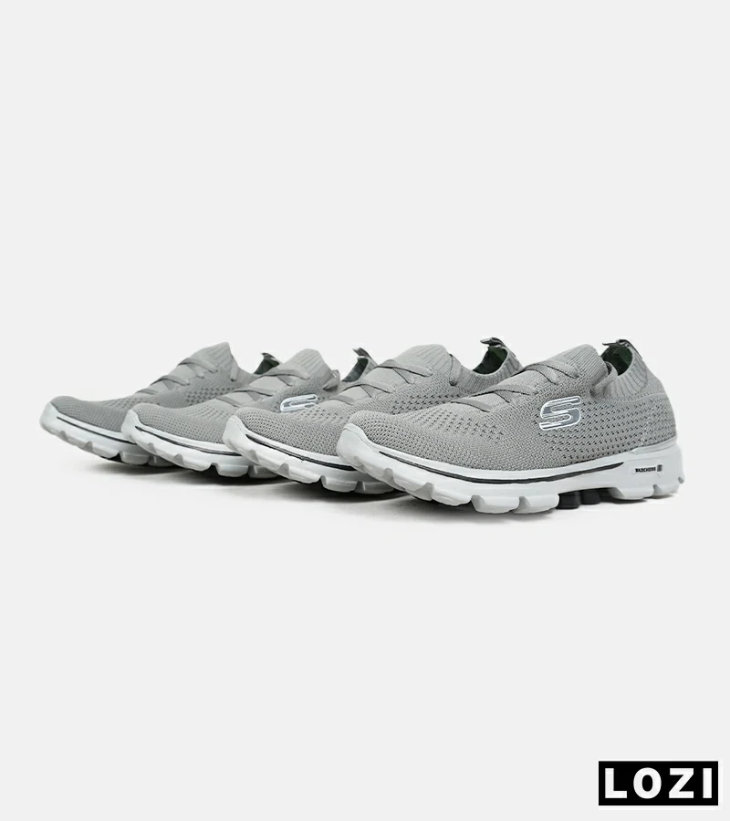 کتانی طبی مردانه و زنانه طوسی اسکیچرز SKECHERS مدل 6378
