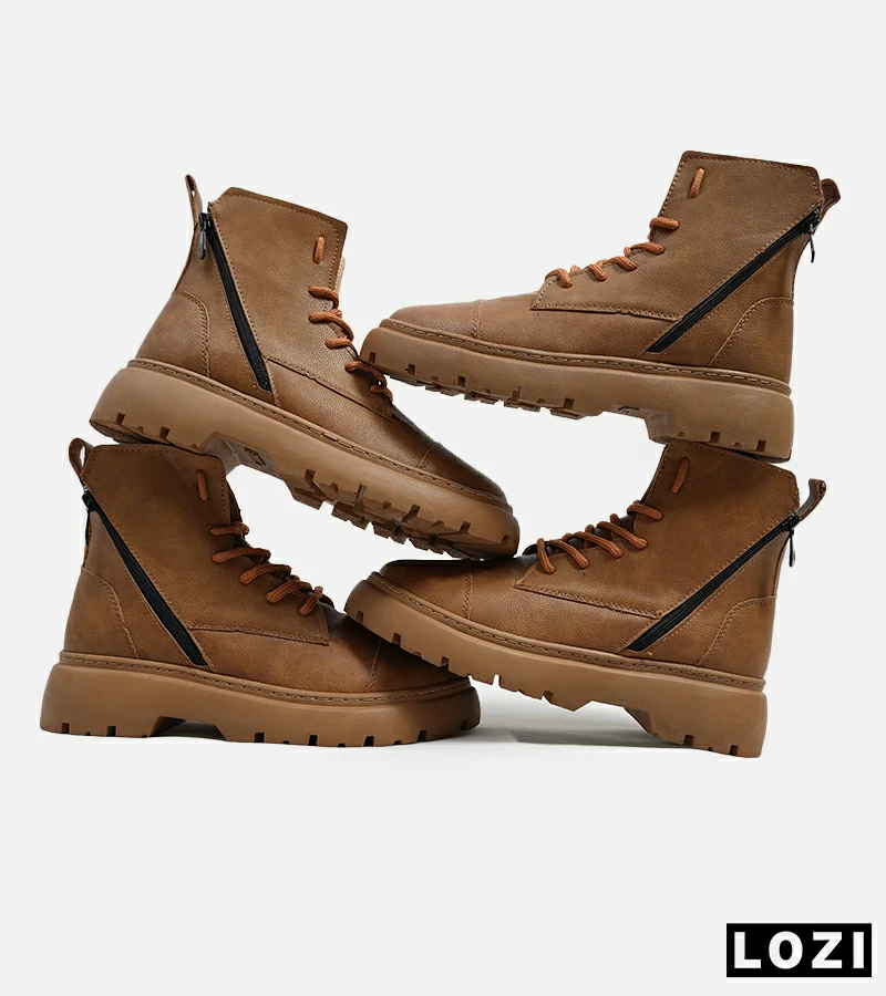 نیم بوت چرمی مردانه قهوه ای Timberland مدل 5426