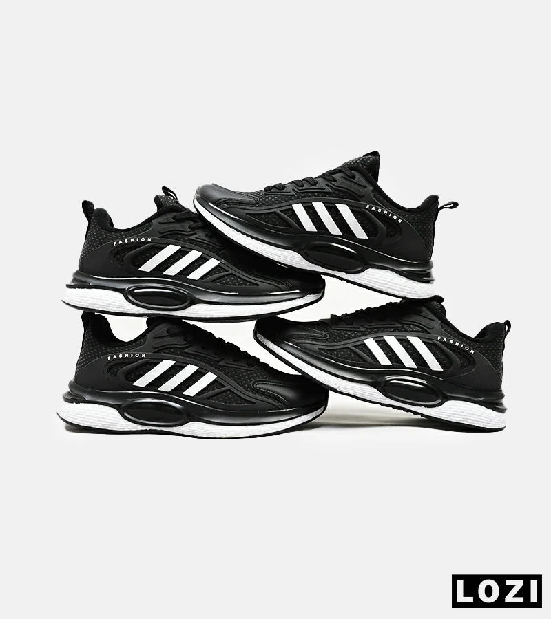 کفش کتانی مردانه مشکی سفید ADIDAS UltraBoost مدل 4725