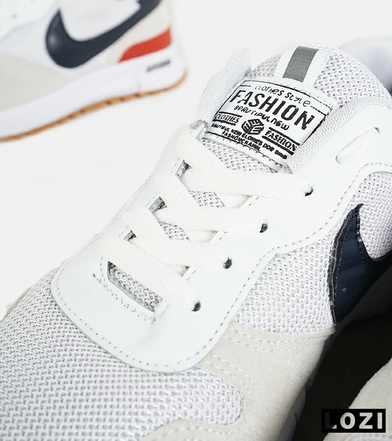 کفش کتانی سفید سرمه ای قرمز NIKE AirMax DN مدل 7227