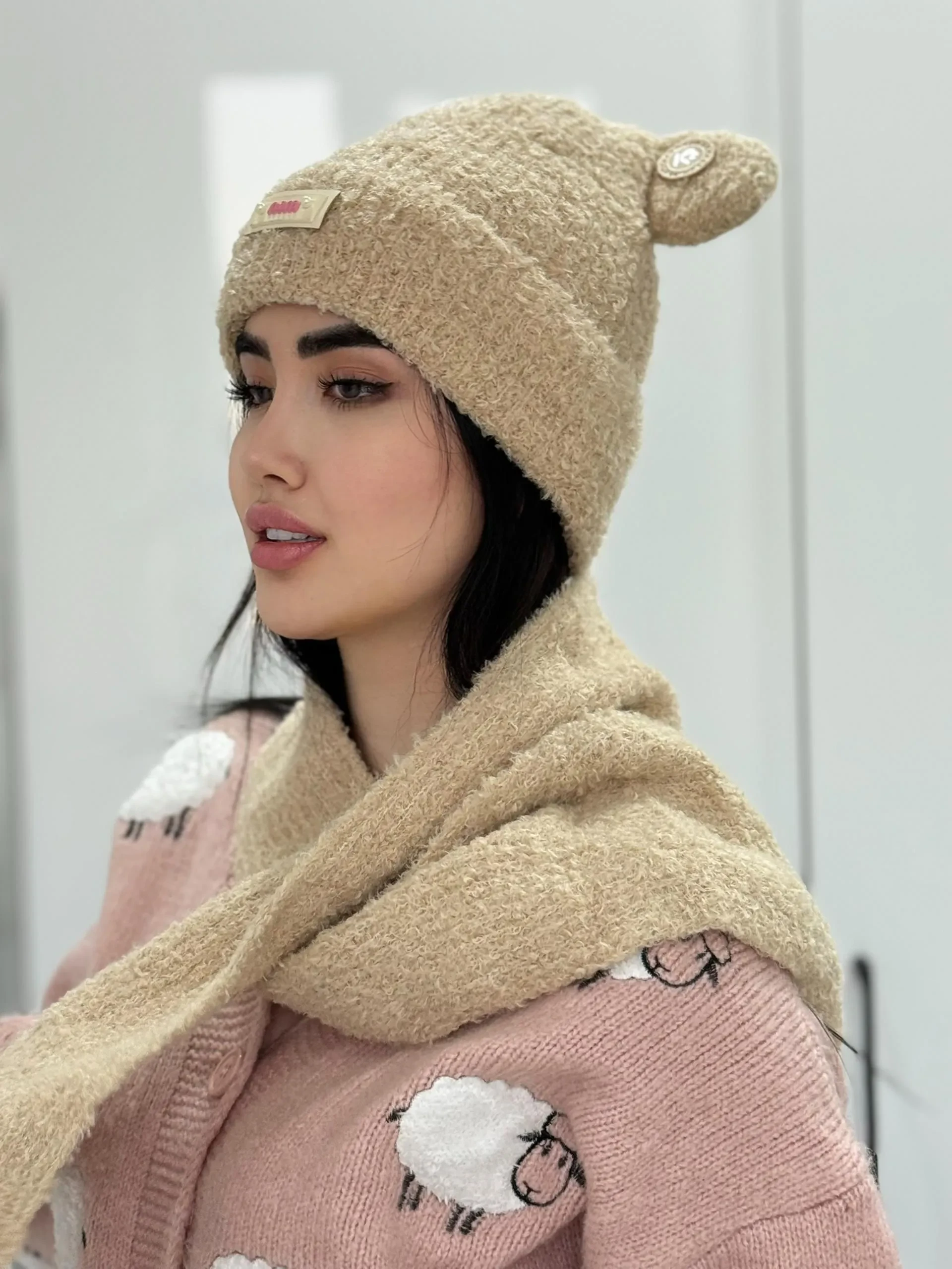 شال و کلاه استیکر مین