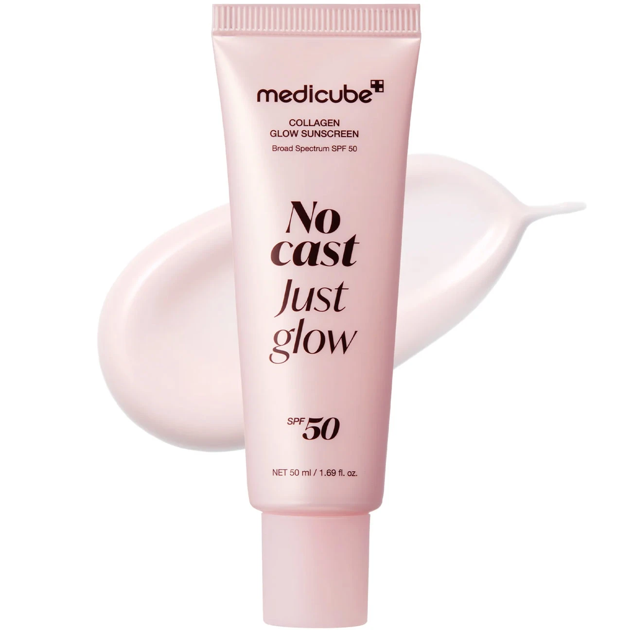 ضد آفتاب کلاژن گلو مدی کیوب medicube اصل حجم 50ml با SPF 50 بی رنگ