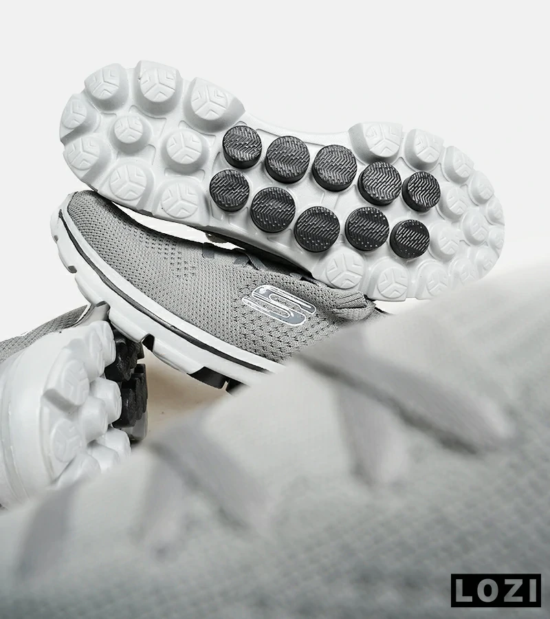کتانی طبی مردانه و زنانه طوسی اسکیچرز SKECHERS مدل 6378