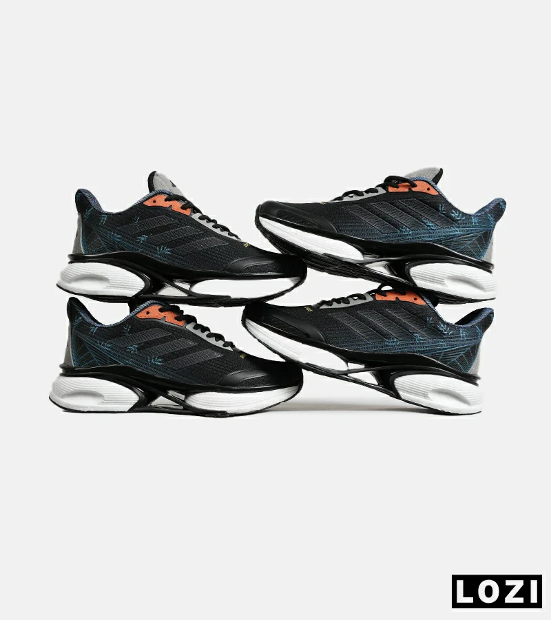 کفش کتانی مردانه و زنانه سرمه ای مشکی Adidas PureBoost v02 مدل 7025